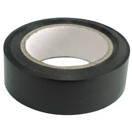Insulation Tape 19 x 0.13 mm x 10M Black. Packed 500Pcs. Every One with Label At the Top and Shrink Wrapped.
