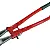 Bolt Cutter. Drop Forged Jaws. Tubular Steel Handless Painted Red with Black Rubber Hand Sleeves. Adjusting Screw for Regulation of Strenght of Cutting. Size 600 mm.