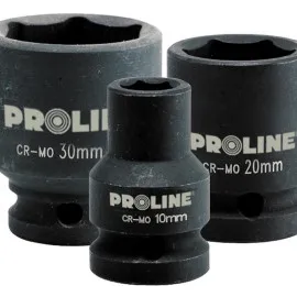HEX Impact Socket 1/210-32 mm Crv-Mo, Proline