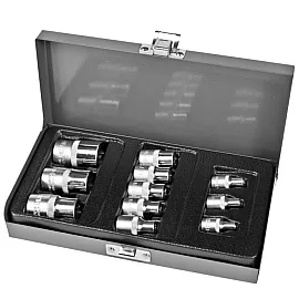 TORX Hylssats 11 Delar - 1/4, 3/8, 1/2, TORX E4-E20, Proline