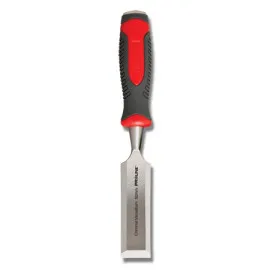 Stämjärn för trä 12 mm, Platt, Förstärkt, Chrome-Vanadium 60 HRC, Hantag av Kompositmaterial (TPR), Halkfri Yta, Proline