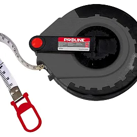 Måttband 30m, Fiberglas, l=30m, Proline