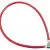 550 mm Cable Lock with 3 Digit Chrome Plated Lock. Cable of 6 mm in Blue Or Red PVC.