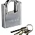 Reinforced Cast Iron Padlock 50 mm Hard Electric Key, Proline
