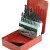 19Pcs HSS Drills set(1-10 mm)Red Metal Box Shrink Wrapped