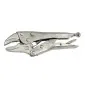 Lock Grip Pliers 250 mm. Rounded Jaws. Pliers Nickel Plated.