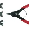 Circlip Pliers Seeger for External and Internal Rings, Set of 5 pcs 150 mm, Mega