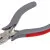 Combination Mini Pliers 120 mm, Drop Forged, Hardened, Flat Spring, Satin Finish, Red Plastic Handles with Black Anti-Slip Material, Proline