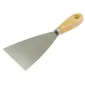 Scraper 80 mm, Hanging Whole in Light Wooden Lacquered Handle