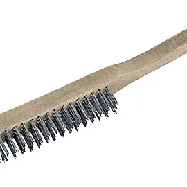 Wire Steel Brush 3 Row. Trähandatg.