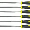 Metallfilar Precision 145-150 mm, sats 6 st, spårtäthet 2, 58-60 HRC, plastetui, Mega
