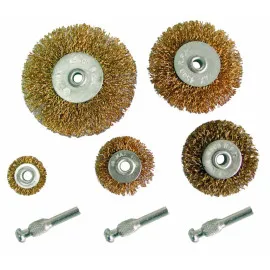 Steel Brush set ( 25, 40, 50, 60, 74 ) set 5 pcs + Steam