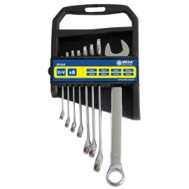 Combination Wrench Sets - DIN 3113, 8 pcs 6-19 mm Proline