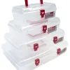 Storage Box with Handle, 6 Compartments, 359 x 238 x 85 mm, Proline