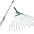 Adjustable Lawn Rake - 15 Tooth