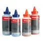 Chalk Line Relief. Plastic Bottle with Yellow Cap 115G Blue.