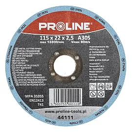 Cutting Disc for Steel, 125 x 1.0 x 22, A60S, Proline
