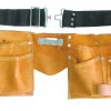 Tool Pouches and Holders (14 Pieces) On Work Belt