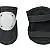 Knäskydd med Hård PVC-Sköld, 600D Polyester, Dubbla Kardborrband, EN 14404
