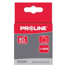 Half Rounded Staples 10 x 6.2 x 1.2 x 0.52 mm, 1000pcs, Proline