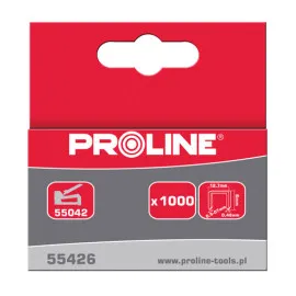 Hardened Staples 12.7 x 0.7 mm, 1000pcs, Proline