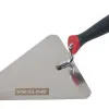 Triangelformad Murslev för Puts i Rostfritt Stål 144 x 155 mm, Proline