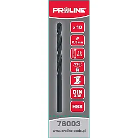 HSS Spiralborr 6, 1 mm, 10-pack, Proline
