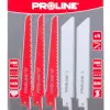 Metal Cutting Reciprocating Saw Blades 5 pcs, Proline