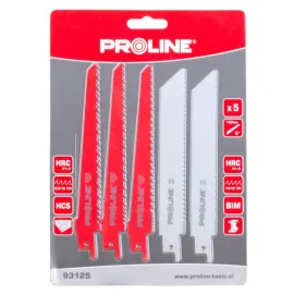 Metal Cutting Reciprocating Saw Blades 5 pcs, Proline