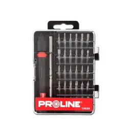 Precision Screwdriver set with 30 Interchangeable Bits, Proline