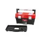 Toolbox 46 x 26 x 25 cm Plastic, Reinforced Aluminum Handle, Proline HD