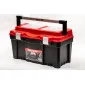 Verktygslåda 60 x 29 x 33 cm, Aluminiumhandtag, Organiser-fack, Proline HD