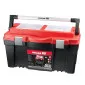 Verktygslåda 60 x 29 x 33 cm, Aluminiumhandtag, Organiser-fack, Proline HD