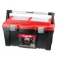 Verktygslåda 60 x 29 x 33 cm, Aluminiumhandtag, Organiser-fack, Proline HD