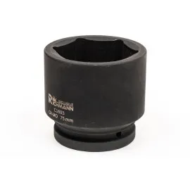 Impact Socket 165 mm - 105 mm, 12-edged, CRV, Chrome, Corona