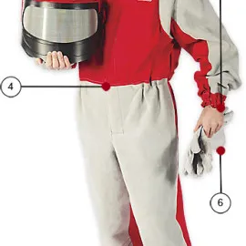 Sandblasting Suit Heavy-Duty Leather/Cotton Size 50 Double Seam Velcro Gloves Included, Contracor