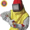 Sandblasting Helmet COMFORT Flat Lens DIN EN 14594 Pressure Regulator Nylon Cape, Contracor