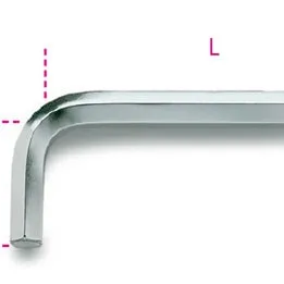 HEX Key 0.9-36 mm, high precision chrome-plated, BETA Tools
