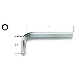 HEX Key 0.9-36 mm, high precision chrome-plated, BETA Tools