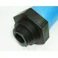 Hand pump, composit, for fuel or oil