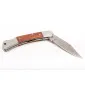 Folding Universal Knife 80 mm with Wooden Handle, Stainless Steel, Proline