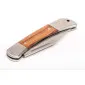 Folding Universal Knife 80 mm with Wooden Handle, Stainless Steel, Proline