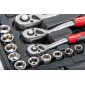 Socket set 150 pcs 1/41/23/84-32 mm, Proline