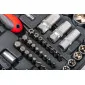 Socket set 150 pcs 1/41/23/84-32 mm, Proline