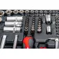 Socket set 150 pcs 1/41/23/84-32 mm, Proline