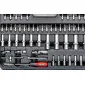 Socket set 150 pcs 1/41/23/84-32 mm, Proline