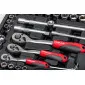 Socket set 150 pcs 1/41/23/84-32 mm, Proline