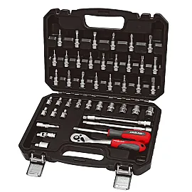 Socket set 43 pcs 1/44-14 mm, Proline