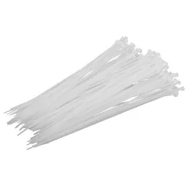 Nylon Kabelbindare (Vit), 4, 8 x 400 mm, 100 st, Proline