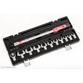 Torque Wrench 1/220-200 NM with 10 Socket-Head and Socket Adapter, Proline HD